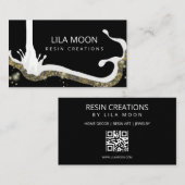 Resin Cartes de visite thématiques (Devant / Derrière)