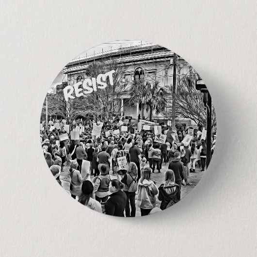 Resist 2 ronde button 5,7 cm (Voorkant)
