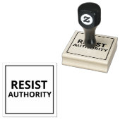 Resist Authority Rubberstempel (Gestempeld)