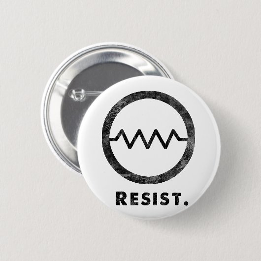 Resist Badge Ronde Button 5,7 Cm (Voorkant /achterkant)