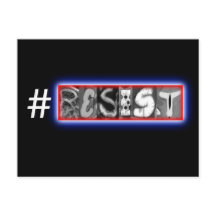 #RESIST Briefkaart—JULY TREVOR