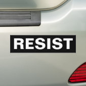 RESIST BUMPERSTICKER (Op auto)