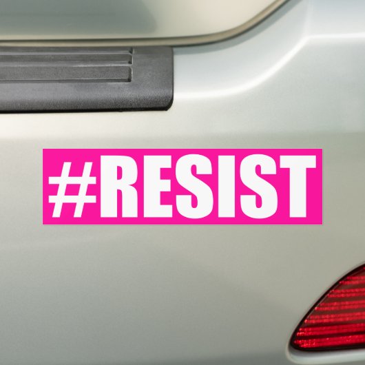 #RESIST BUMPERSTICKER (Op auto)