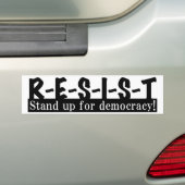 RESIST-bumpersticker Bumpersticker (Op auto)