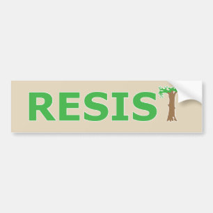 RESIST - Eco versie Bumpersticker