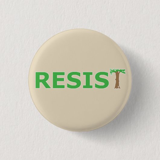 RESIST - Eco versie Ronde Button 3,2 Cm (Voorkant)