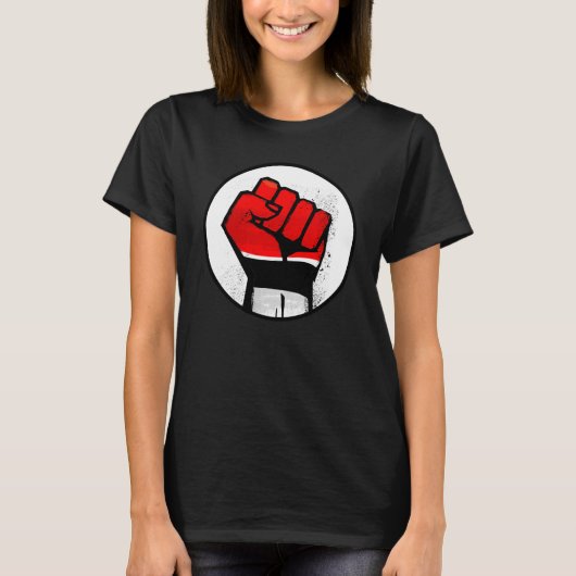 RESIST FASCISME T-SHIRT (Voorkant)