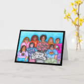 Resist Fat Phobia Kaart (Gele Bloem)