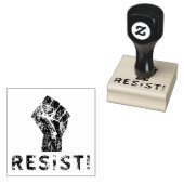 Resist Fist Rubberstempel (Gestempeld)