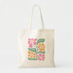 RESIST Floral Anti Trump Politiek Protest Tote Bag