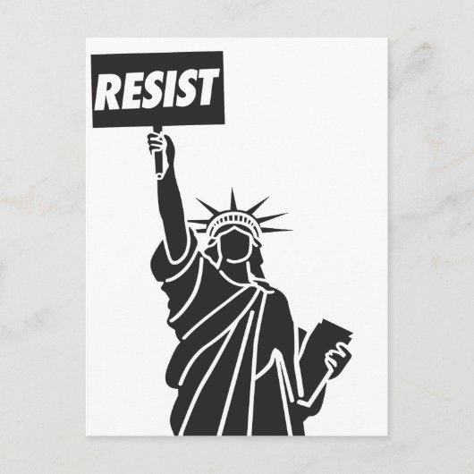 Resist_for_Liberty Briefkaart (Voorkant)