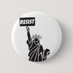 Resist_for_Liberty Ronde Button 5,7 Cm