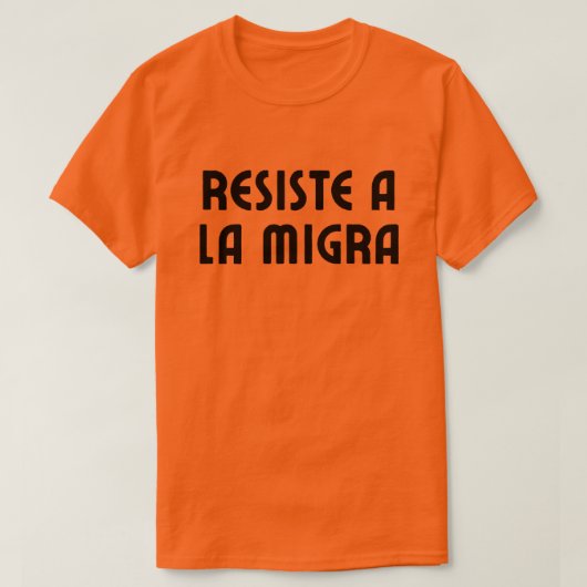 Resist ICE Spanish Language Protest T-shirt (Design voorkant)