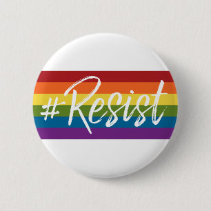 #Resist - Liefde Trumps Haat - Anti Donald Trump Ronde Button 5,7 Cm