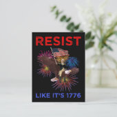 Resist Like It's 1776 Briefkaart (Staand voorkant)