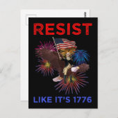 Resist Like It's 1776 Briefkaart (Voorkant / Achterkant)