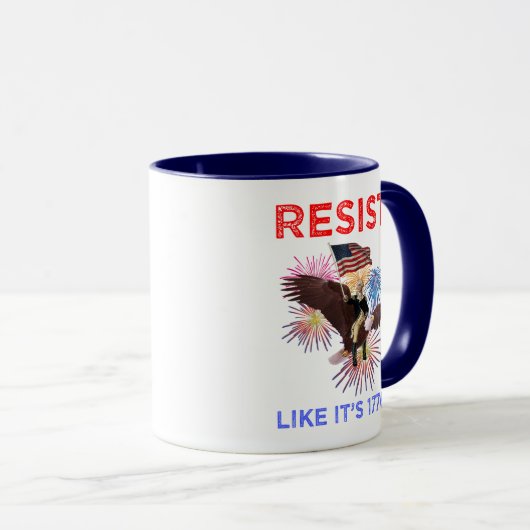 Resist Like It's 1776 Mok (Voorkant rechts)