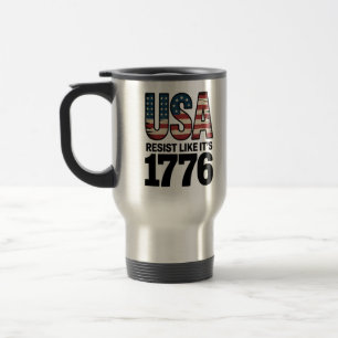 Resist Like It's 1776 Patriotic Soldiers Verenigde Reisbeker