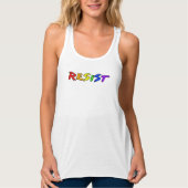 Resist met Pride (tot 2x!) Tanktop (Voorkant)