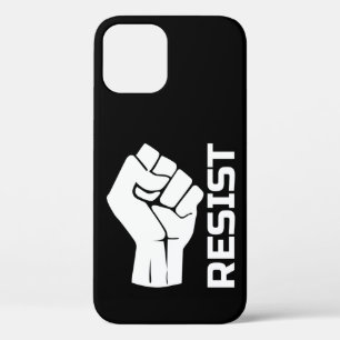 Resist met vuist - in wit 0002 iPhone 12 hoesje