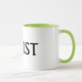 RESIST Mok White en Lime Green