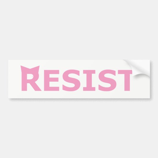 RESIST - P-Pet Bumpersticker (Voorkant)