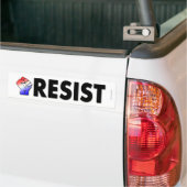 Resist (patriottisch) bumpersticker (Op Truck)