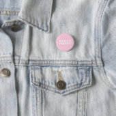 "Resist Persist" lichtroze wit Ronde Button 3,2 Cm (In situ)