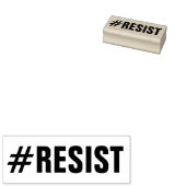 #Resist Politiek protest Rubberstempel (Gestempeld)