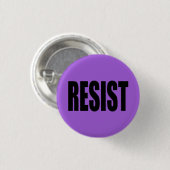 "RESIST" RONDE BUTTON 3,2 CM (Voorkant /achterkant)