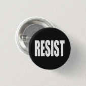 "RESIST" RONDE BUTTON 3,2 CM (Voorkant /achterkant)