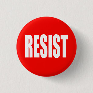 "RESIST" RONDE BUTTON 3,2 CM