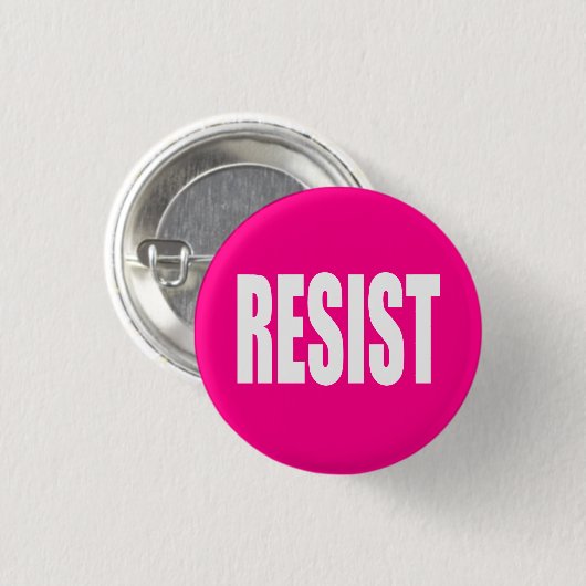 "RESIST" RONDE BUTTON 3,2 CM (Voorkant /achterkant)
