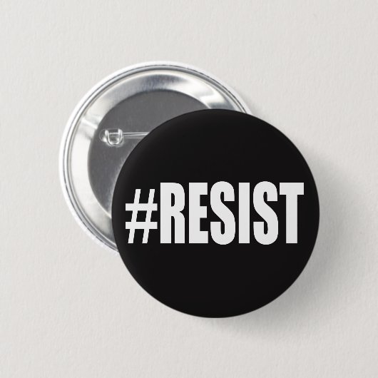 #RESIST RONDE BUTTON 5,7 CM (Voorkant /achterkant)