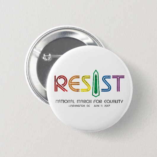 Resist Round Button (Voorkant /achterkant)