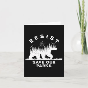 Resist Save Our Parks Alt US National Parks Beer N Kaart