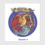 Resist State Bird Cardinal  Sticker (Vel)