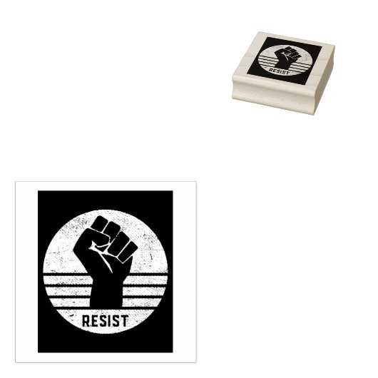 Resist Stempel (Gestempeld)