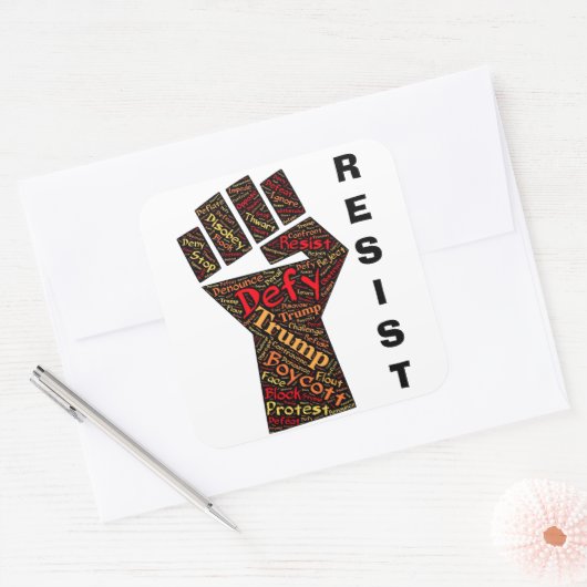 Resist Sticker (Envelop)