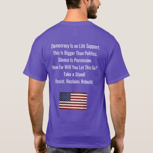 Resist T-shirt (Achterkant)