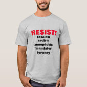 RESIST! T-SHIRT (Voorkant)