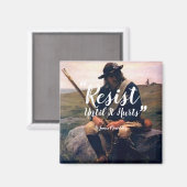 Resist tot het Magnet verhuurt Magneet (Voorkant / Achterkant)