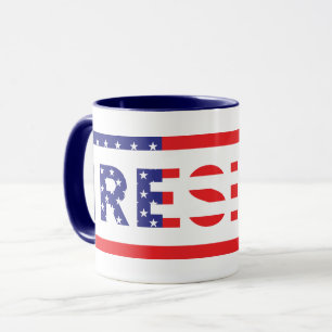 RESIST Verenigde Staten-vlag Mok
