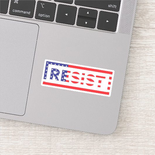 RESIST | Verenigde Staten-vlag Sticker (Detail)