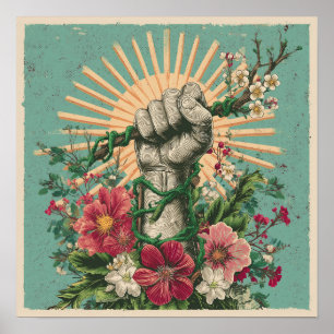 Résistance aux racines - Affiche de protestation S