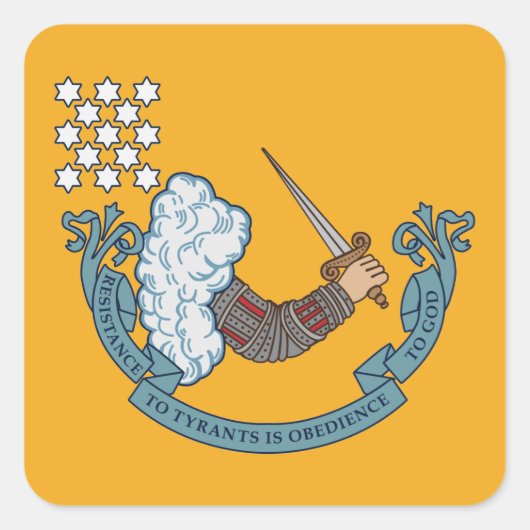 Résistance aux tyrans - Stickers patriotiques (Devant)