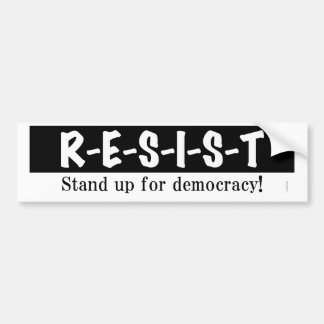 RÉSISTANCE - bloc Bumper Sticker