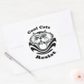 Résistance des chats cool - autocollants (Enveloppe)