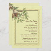 Résistance du faire-part de mariage (Devant / Derrière)