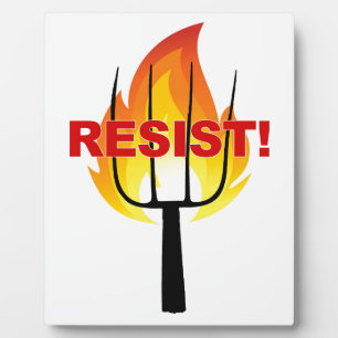 Resistance Torch and Pitchfork Fotoplaat